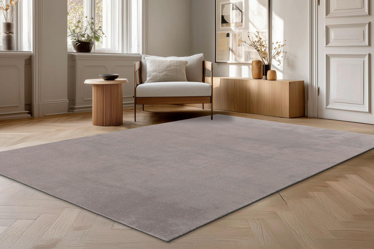 FLACHWEBETEPPICH 200/280 cm Grau  - Grau, Basics, Textil (200/280cm) - Kayoom