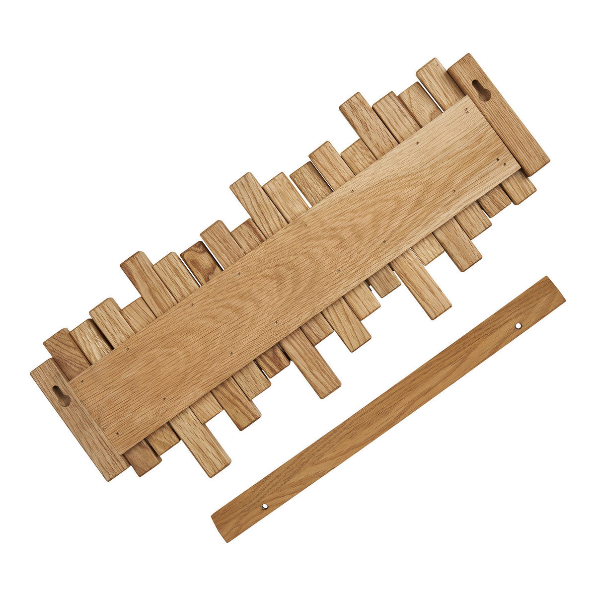 WANDGARDEROBE - Eichefarben, Basics, Holz (40/3/18cm)