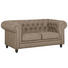 CHESTERFIELD-SOFA in Textil Hellbraun - Wengefarben/Hellbraun, LIFESTYLE, Holz/Textil (174/78/96cm) - Carryhome CHESTERFIELD-SOFA in Textil Hellbraun - Wengefarben/Hellbraun, LIFESTYLE, Holz/Textil (174/78/96cm) - Carryhome