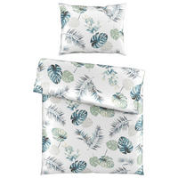 BETTWÄSCHE VERBA Satin 160/210 cm  - Blau/Grau, KONVENTIONELL, Textil (160/210cm) - Esposa