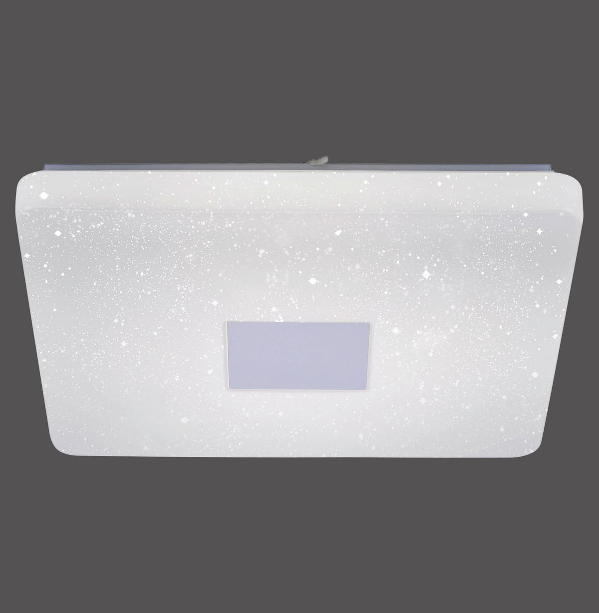 LED SVJETILJKA STROPNA  - srebrne boje, Design, metal/plastika (60/60/9,5cm)
