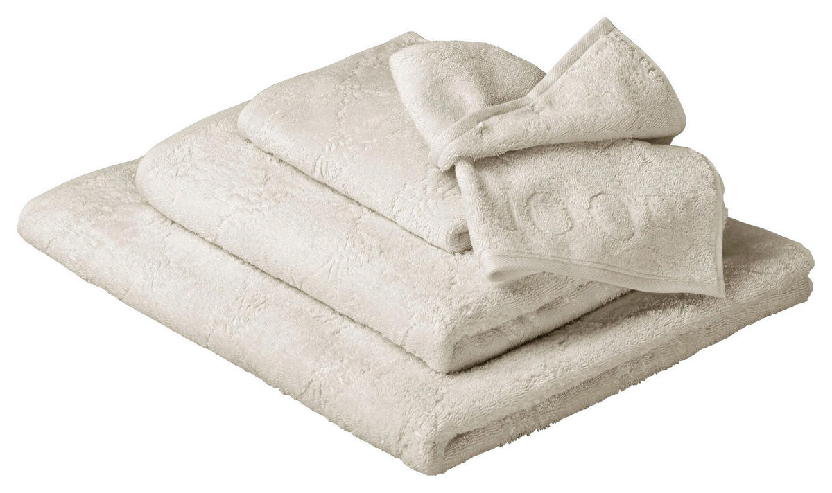 HANDTUCH 50/100 cm UNI CORNFLOWER Creme  - Creme, Basics, Textil (50/100cm) - Joop!