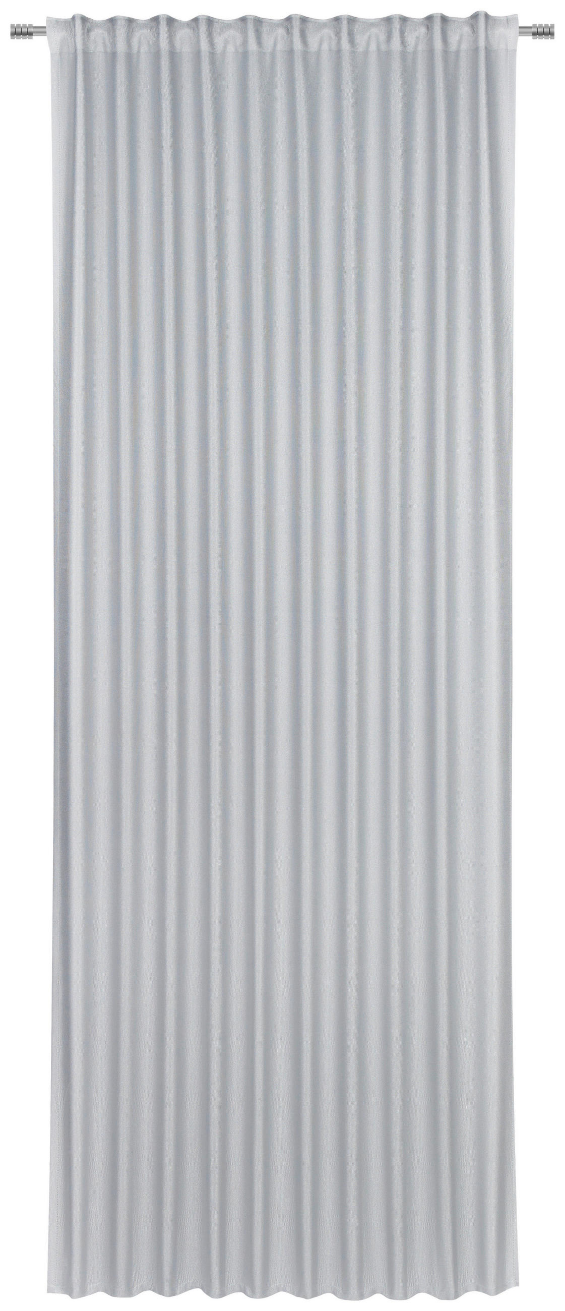 FERTIGVORHANG CAVA 140/245 cm - Silberfarben, KONVENTIONELL, Textil (140/245cm) - Dieter Knoll