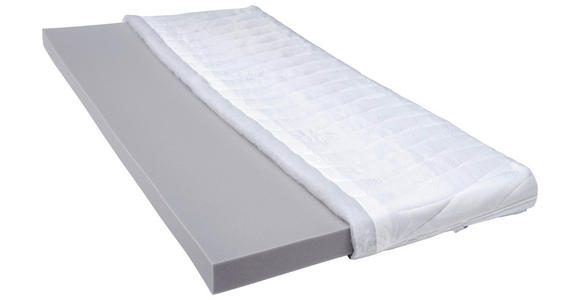 TOPPER 120/200 cm Höhe ca. 8 cm  - Weiß, KONVENTIONELL, Textil (120/200cm) - Sleeptex