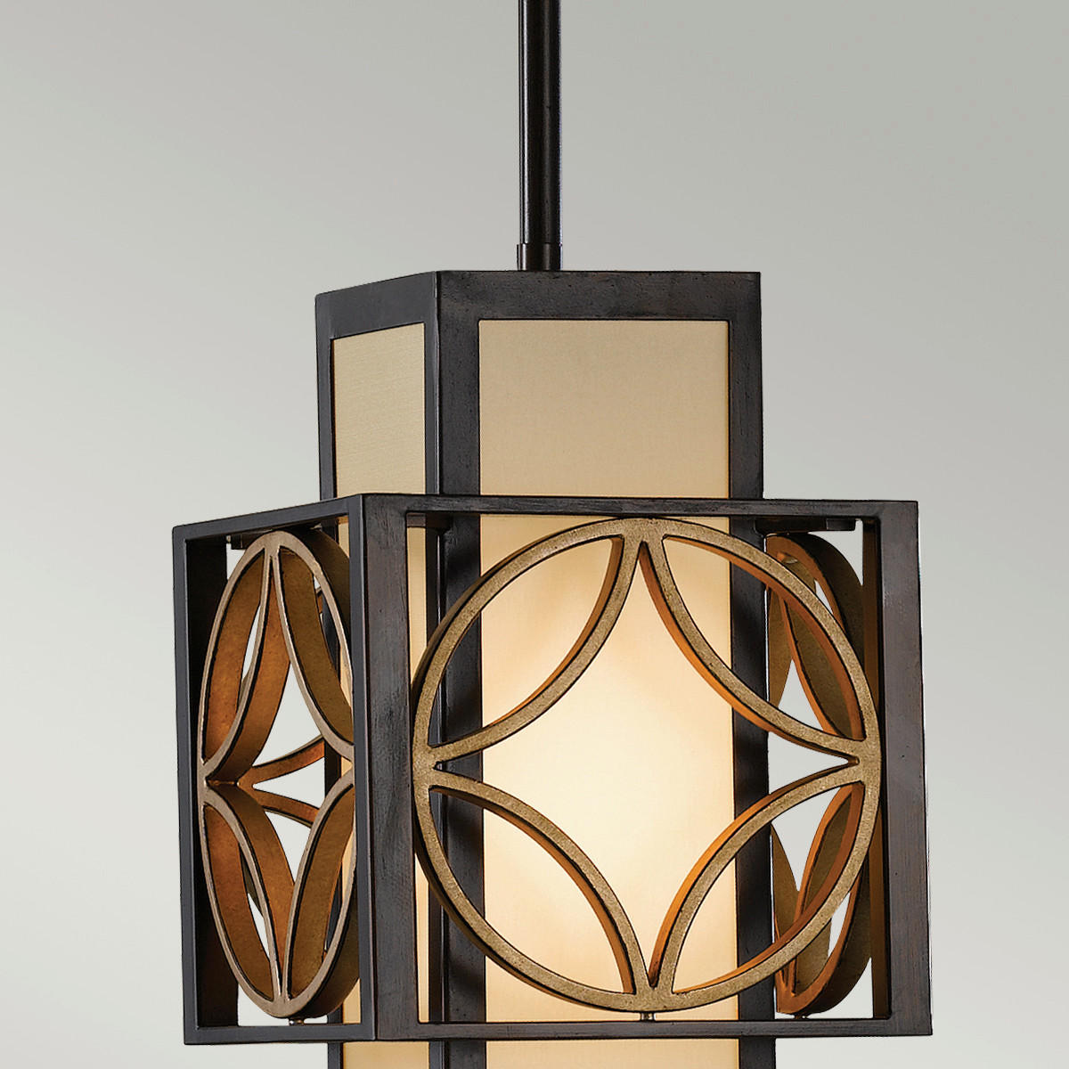 HÄNGELEUCHTE Elstead Remy 20.3/44 cm   - Goldfarben/Bronzefarben, KONVENTIONELL, Metall (20.3/44cm) - Elstead Lighting