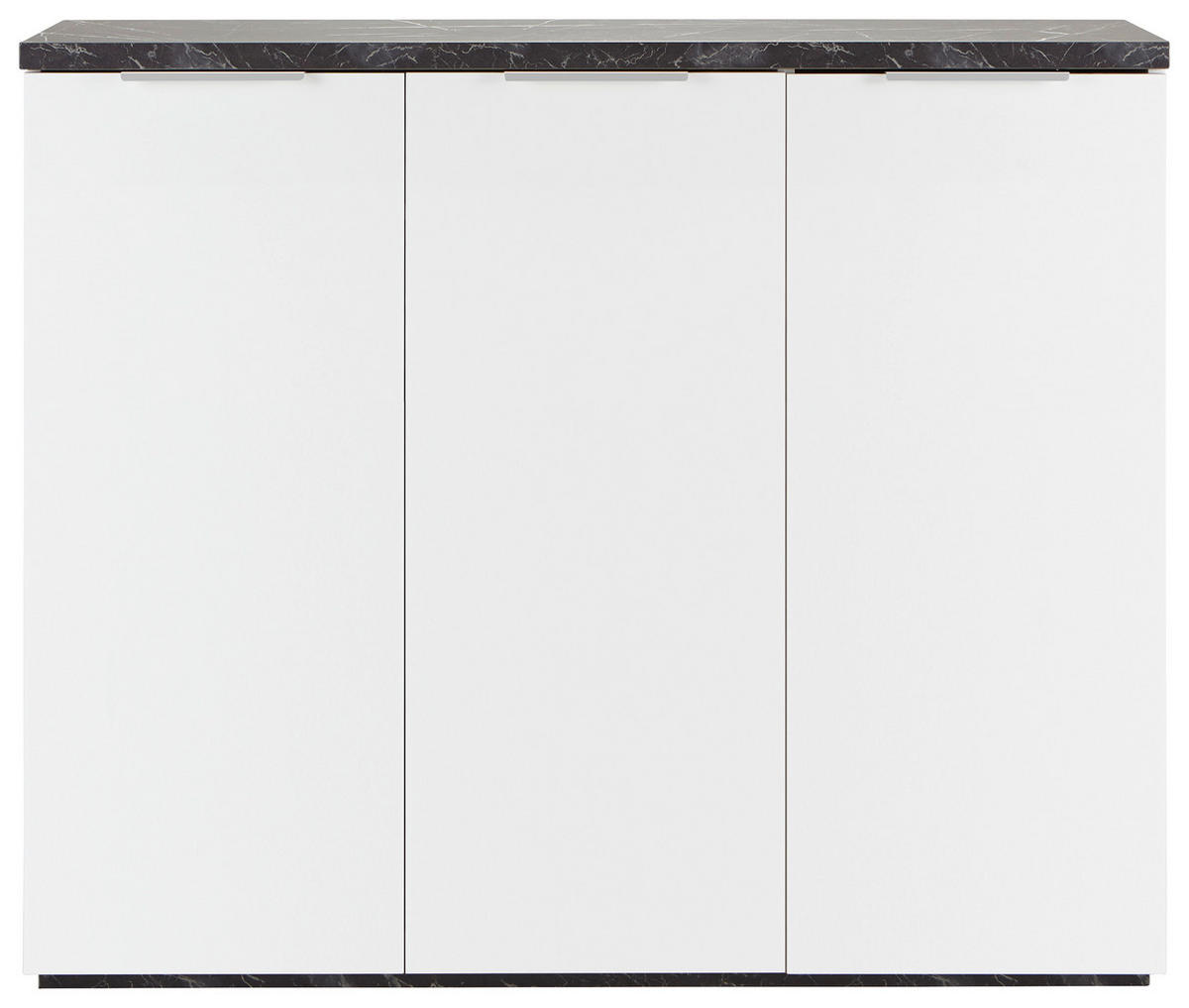 OMARA ZA ČEVLJE barve hrasta, bela - barve hrasta/bela, Moderno, kovina/leseni material (120/102,3/35cm) - Carryhome