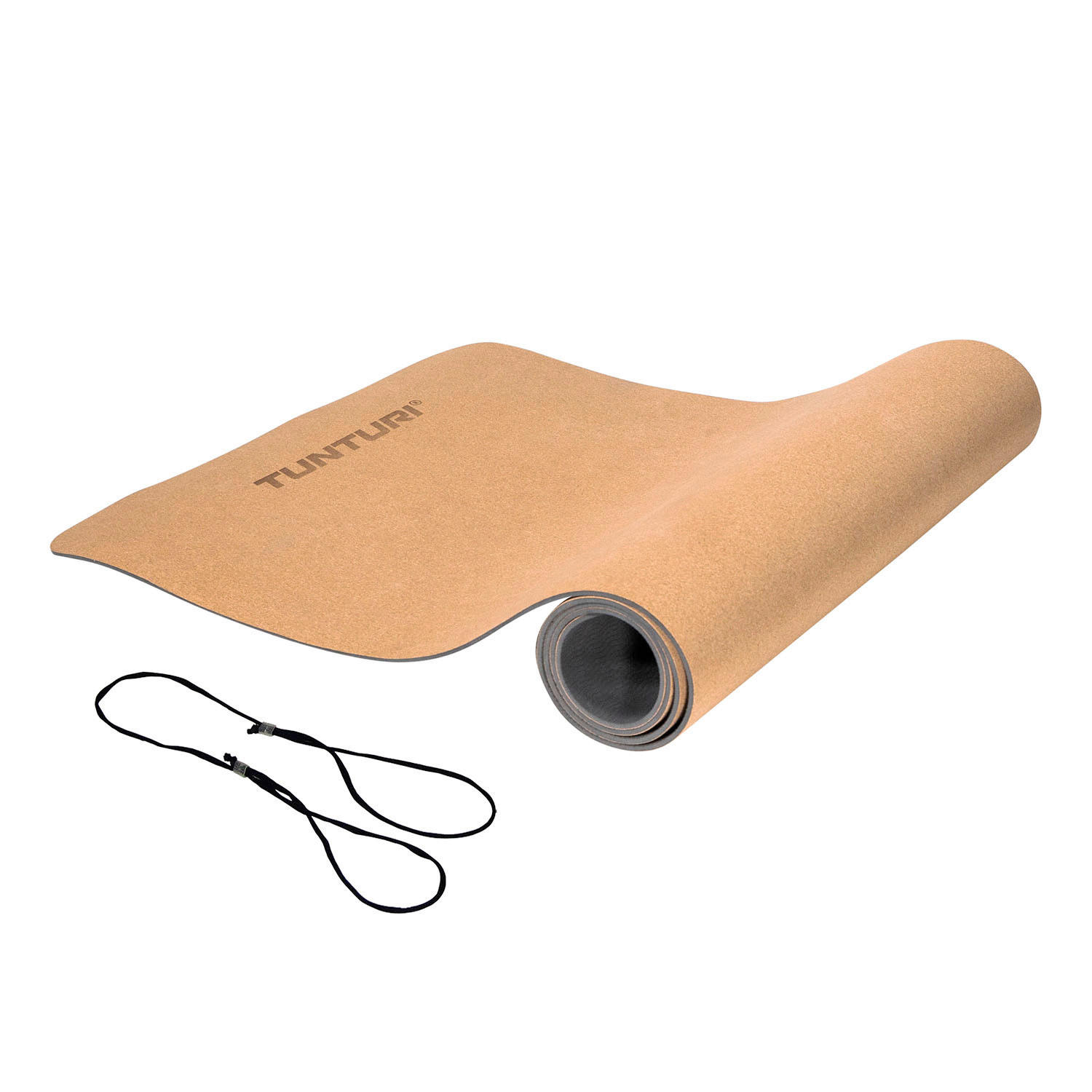 YOGAMATTE - Braun, KONVENTIONELL, Naturmaterialien/Kunststoff (183/61/0,4cm)