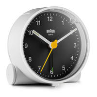 WECKER Quarzwecker Multicolor  - Multicolor, Basics, Kunststoff (6,8cm) - Braun