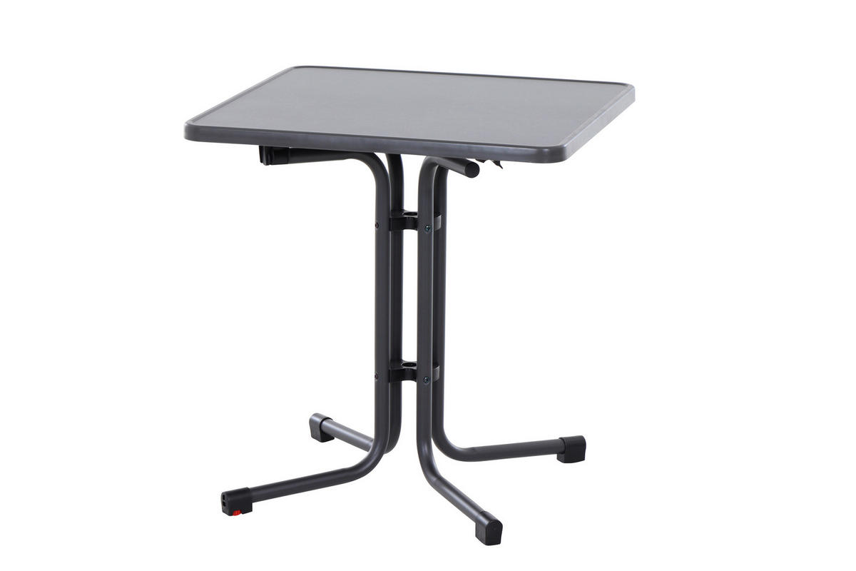 GARTENGARNITUR 3-teilig Stahl  - Rot, Basics, Kunststoff/Metall (70/80/70cm) - Siena Garden