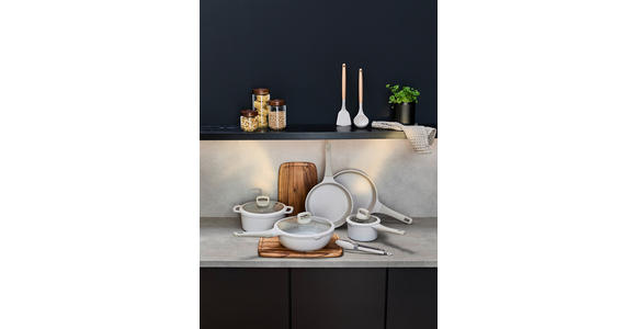 KOCHTOPFSET 8-teilig  - Klar/Beige, Basics, Glas/Holz - Homeware Profession.