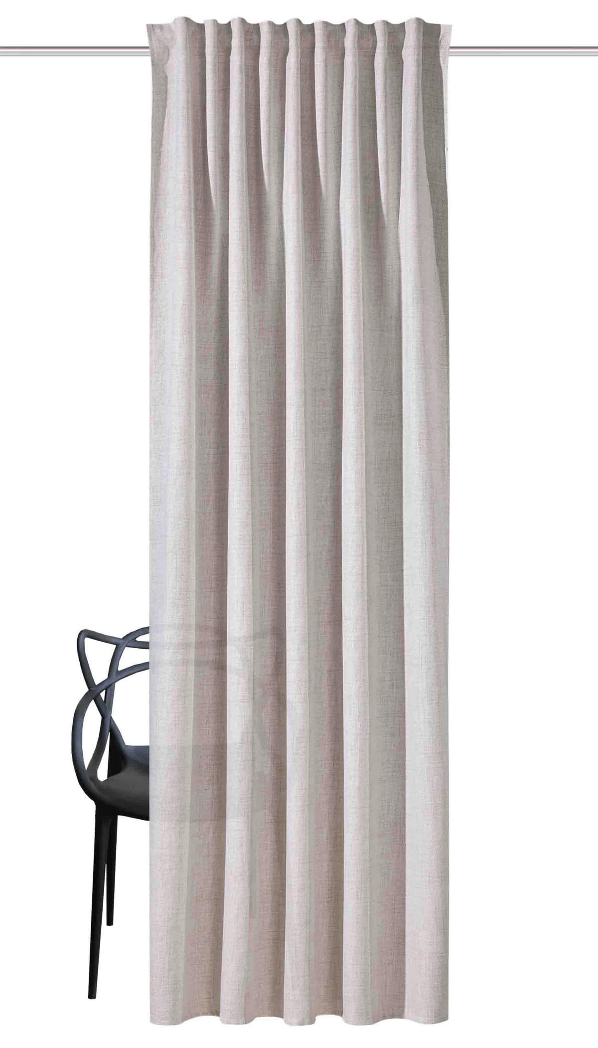 FERTIGVORHANG  blickdicht   140/300 cm  - Naturfarben, Basics, Textil (140/300cm)