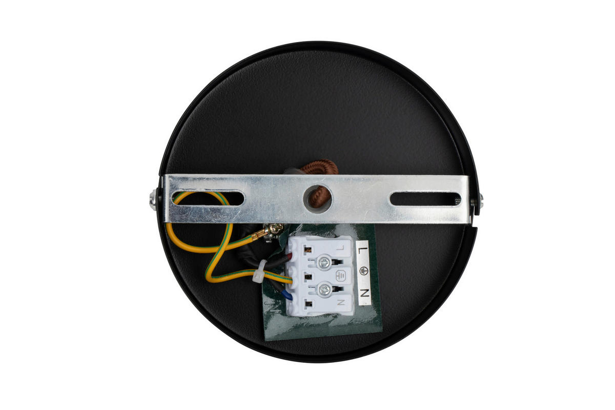 HÄNGELEUCHTE 28/120 cm  - Walnussfarben/Grau, Design, Stein/Metall (28/120cm) - Collet's Monde