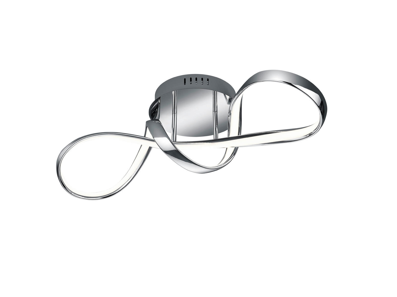 LED-DECKENLEUCHTE Perugia    - Chromfarben, Design, Metall (60/22/18cm)