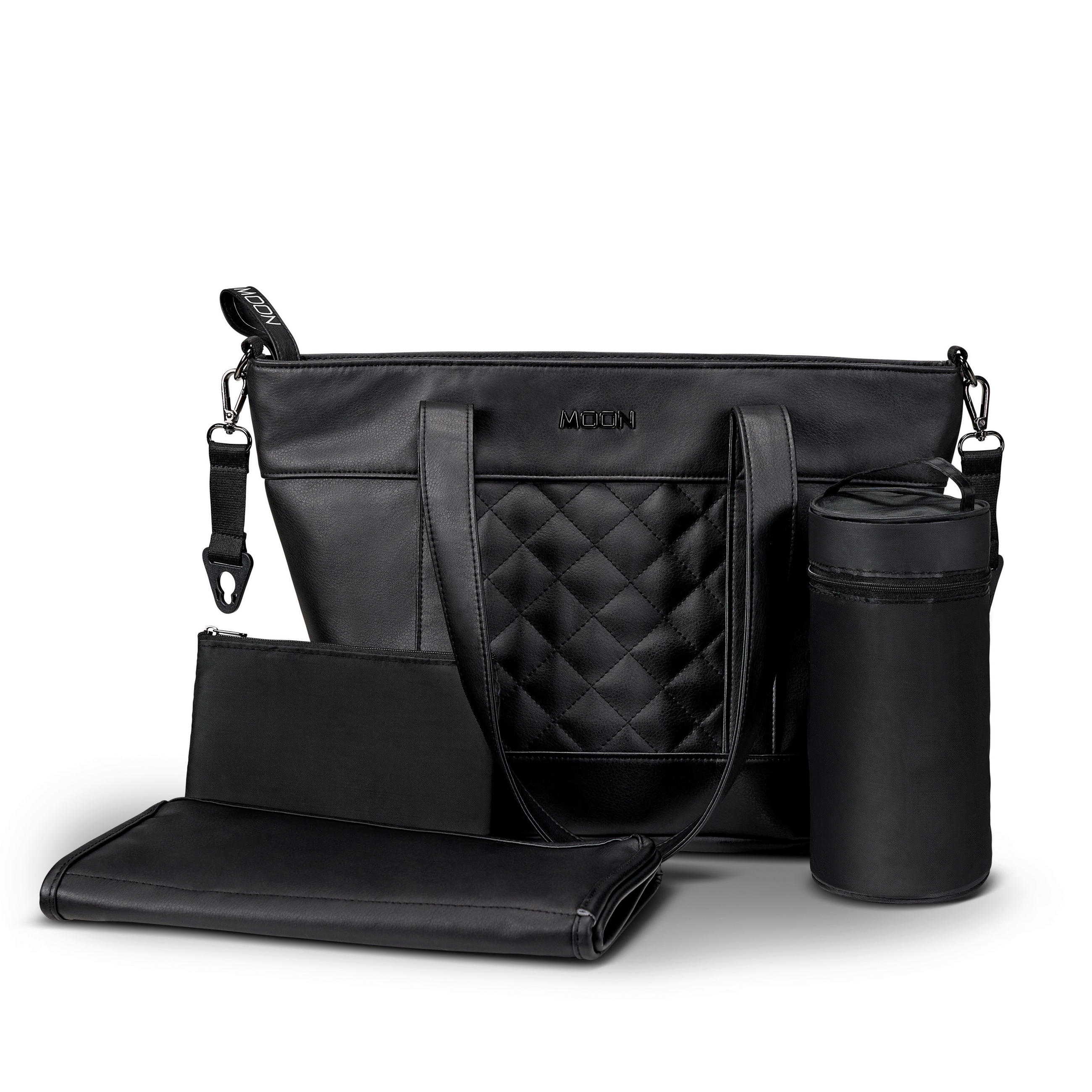 Moon Wickeltasche V-Shape Bag Schwarz 41x16x28 cm