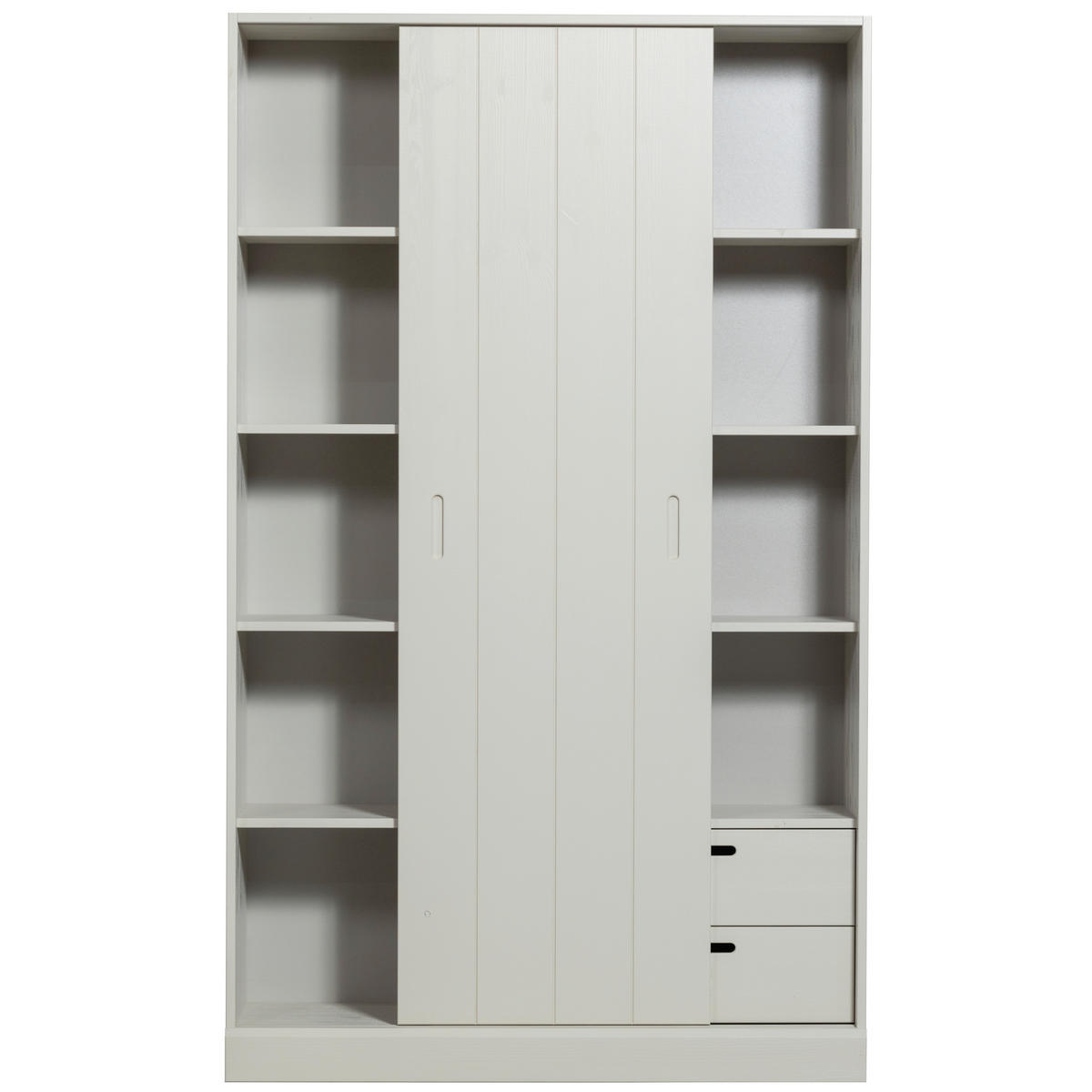 SCHIEBETÜRENSCHRANK 120/200/42 cm 1-türig  - Grau, Design, Holz (120/200/42cm) - Livetastic