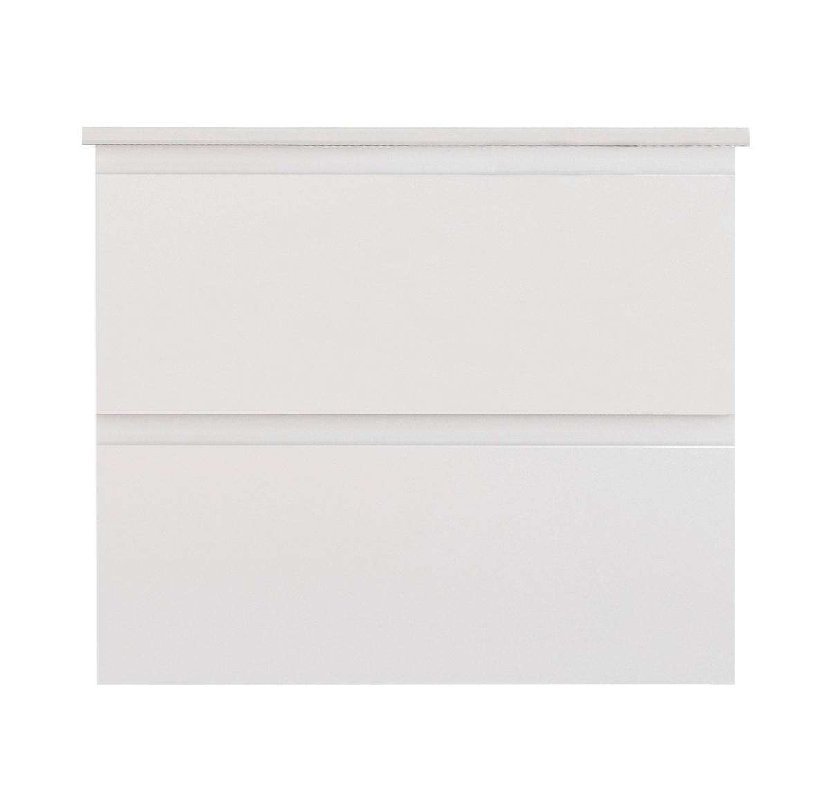 BADEZIMMER 3-teilig  in  - Weiß Hochglanz/Weiß, Trend, Keramik/Holzwerkstoff (80/138/46cm) - Belluti