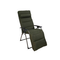 ZAHRADNÍ RELAXAČNÍ ŽIDLE, kov - tmavě zelená/antracitová, Konvenční, kov/textil (80/70/130cm)