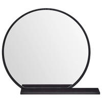 WANDSPIEGEL  - Schwarz, Design, Glas/Holzwerkstoff (65/56/17cm) - Xora