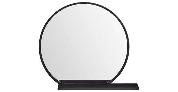 WANDSPIEGEL  - Schwarz, Design, Glas/Holzwerkstoff (65/56/17cm) - Xora
