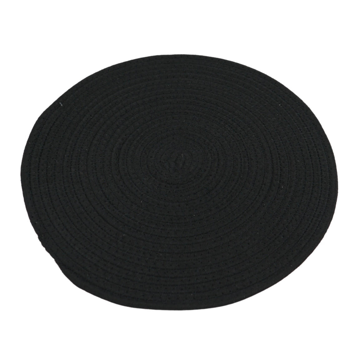 PODMETAČI ZA STOL crna , tekstil  DAFINA  - crna, Basics, tekstil (16,25cm)
