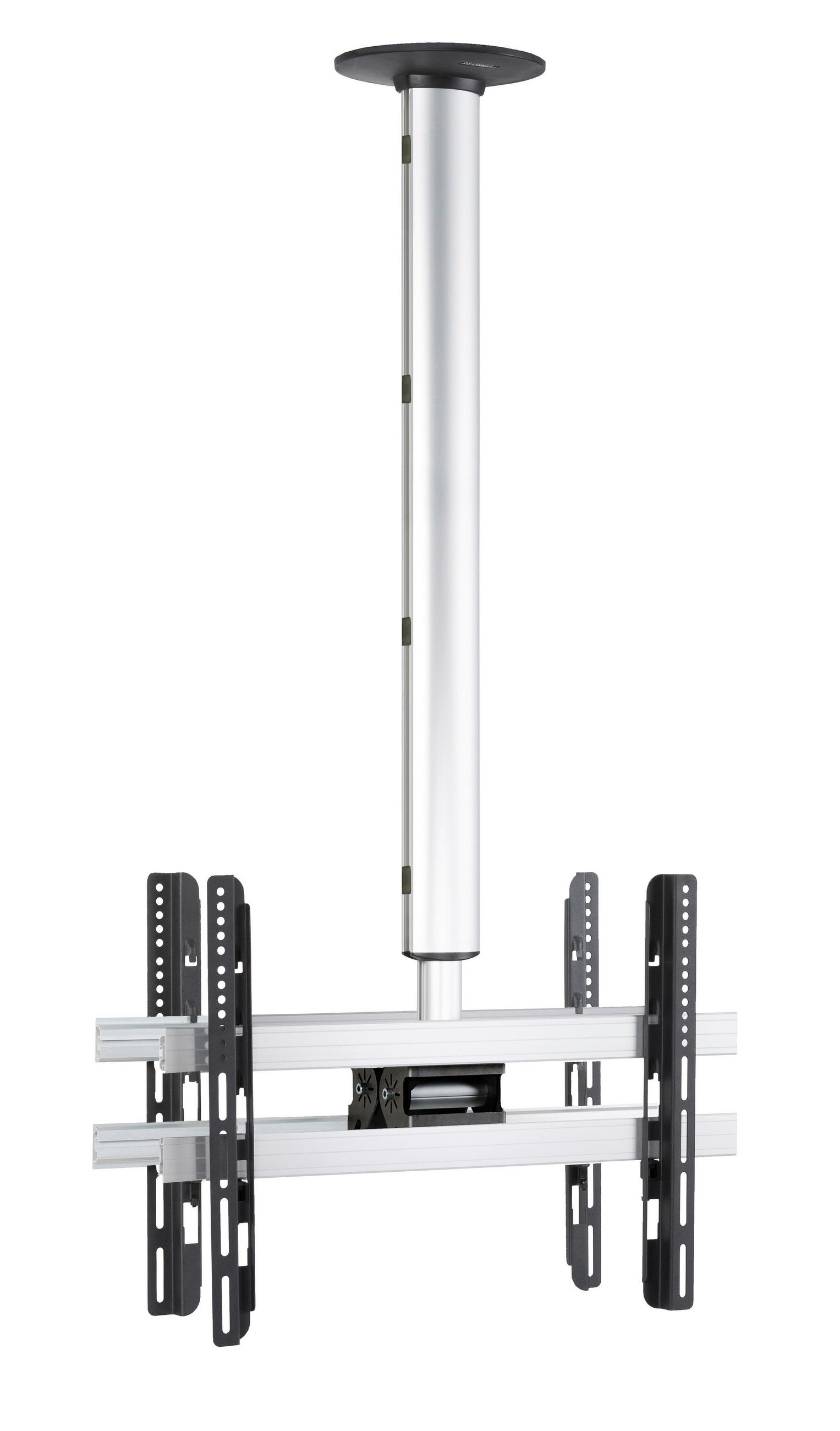 TV-HALTERUNG 65 Zoll  - Silberfarben, MODERN, Metall (62/127/19cm) - MID.YOU