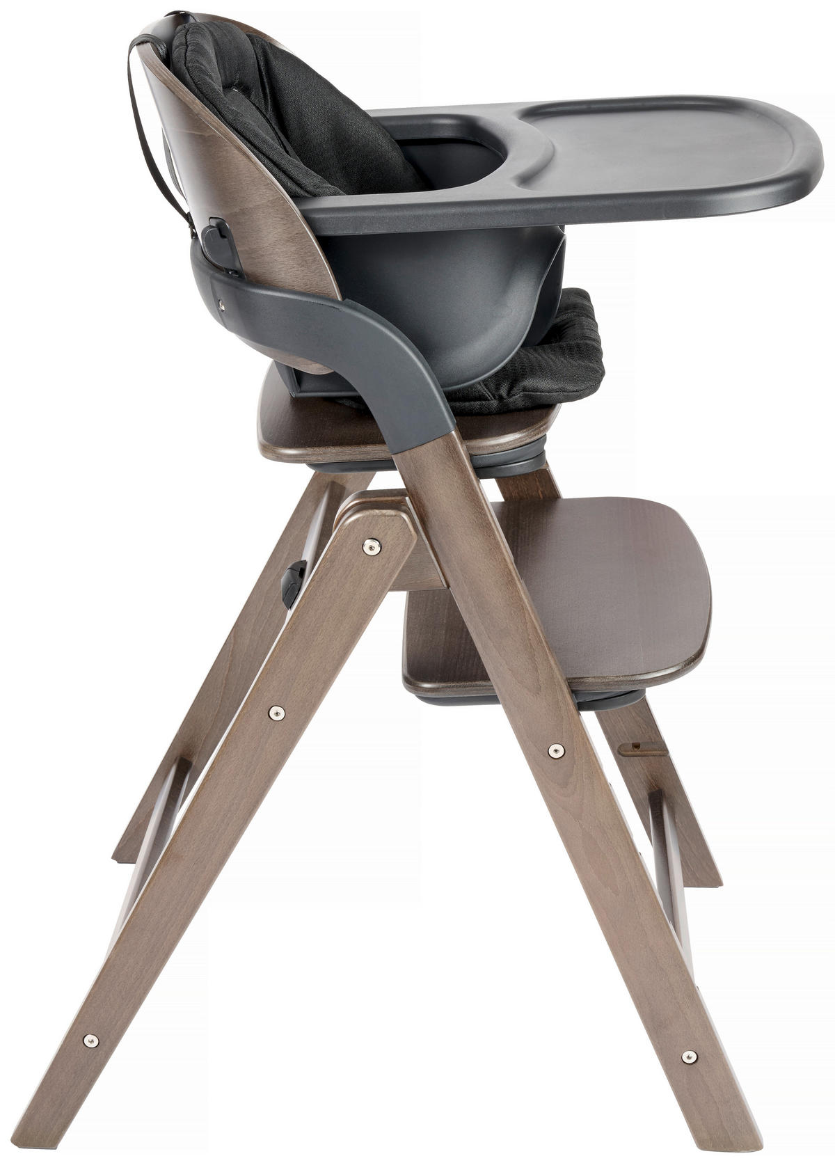HOCHSTUHL-SET  - Schwarz, Basics, Holz/Holzwerkstoff (65,5/51/85cm) - Jimmylee