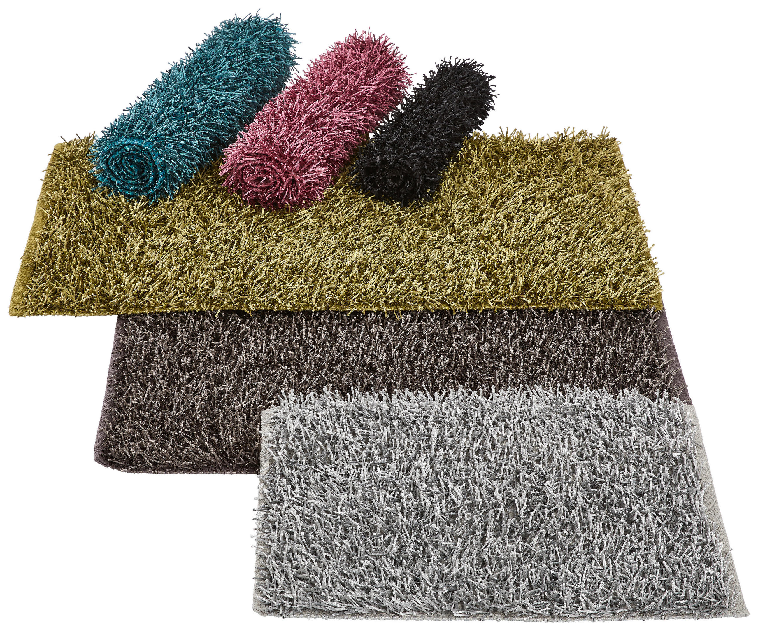 BADTEPPICH Shaggy 50/70 cm - Beere, Basics, Textil (50/70cm) - Esposa