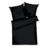POSTELJNINA BLACK 140/200 cm saten črna  - črna, Basics, tekstil (140/200cm) - Kaeppel