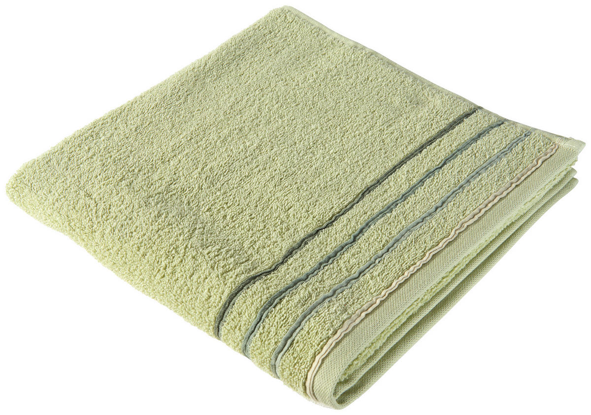 DUSCHTUCH ELLA 70/140 cm  - Grün, Konventionell, Textil (70/140cm) - Esposa