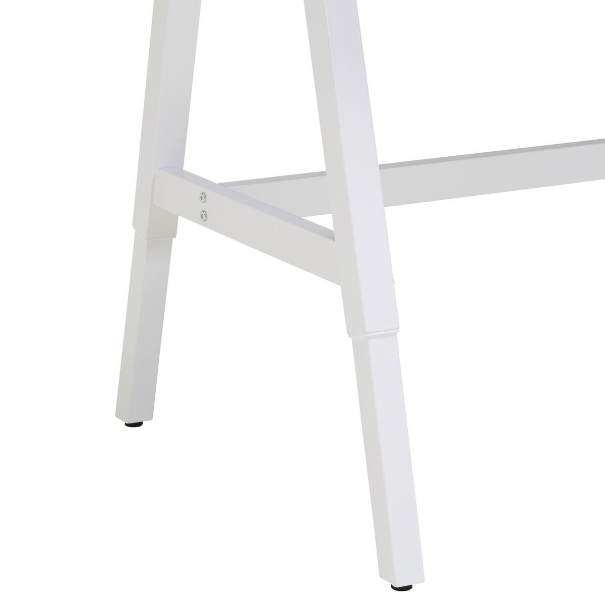 PISAĆI STOL  siva, bijela  metal  - bijela/siva, Moderno, drvni materijal/metal (80/54-85/60cm)