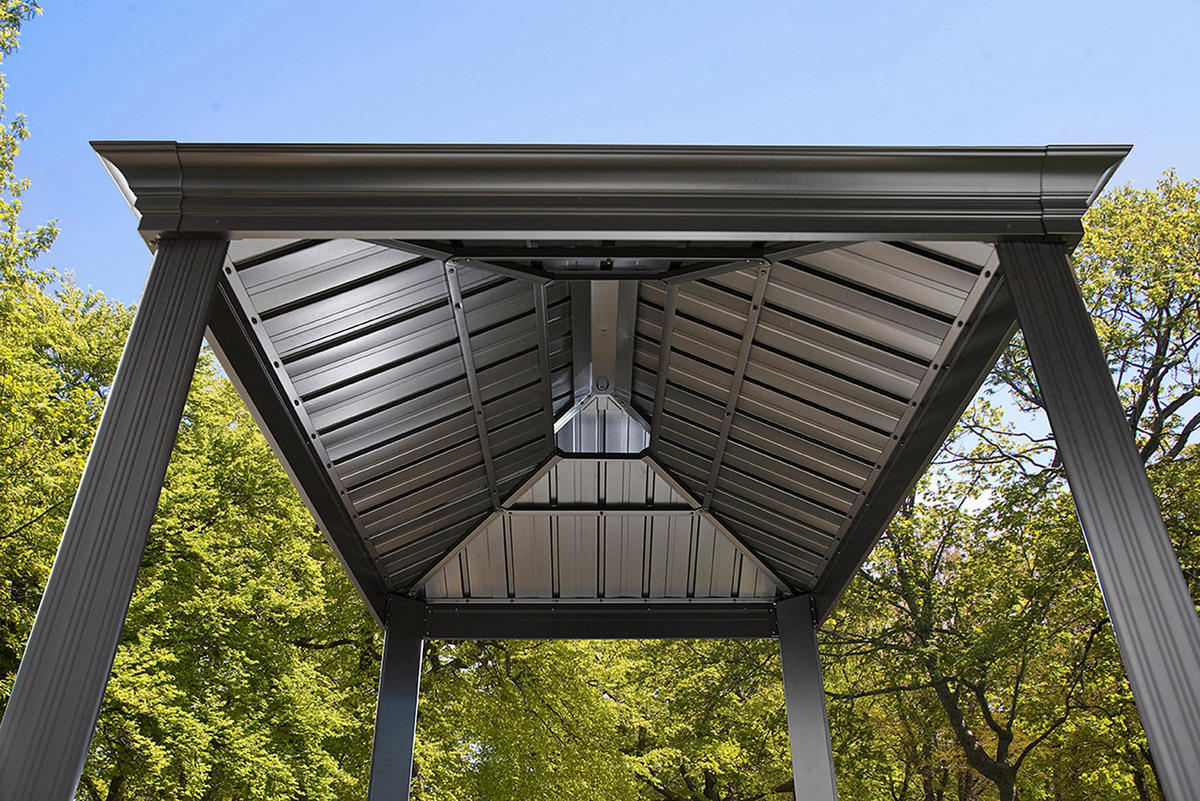 PAVILLON 292/262/179 cm   - Anthrazit, Basics, Metall (292/262/179cm)