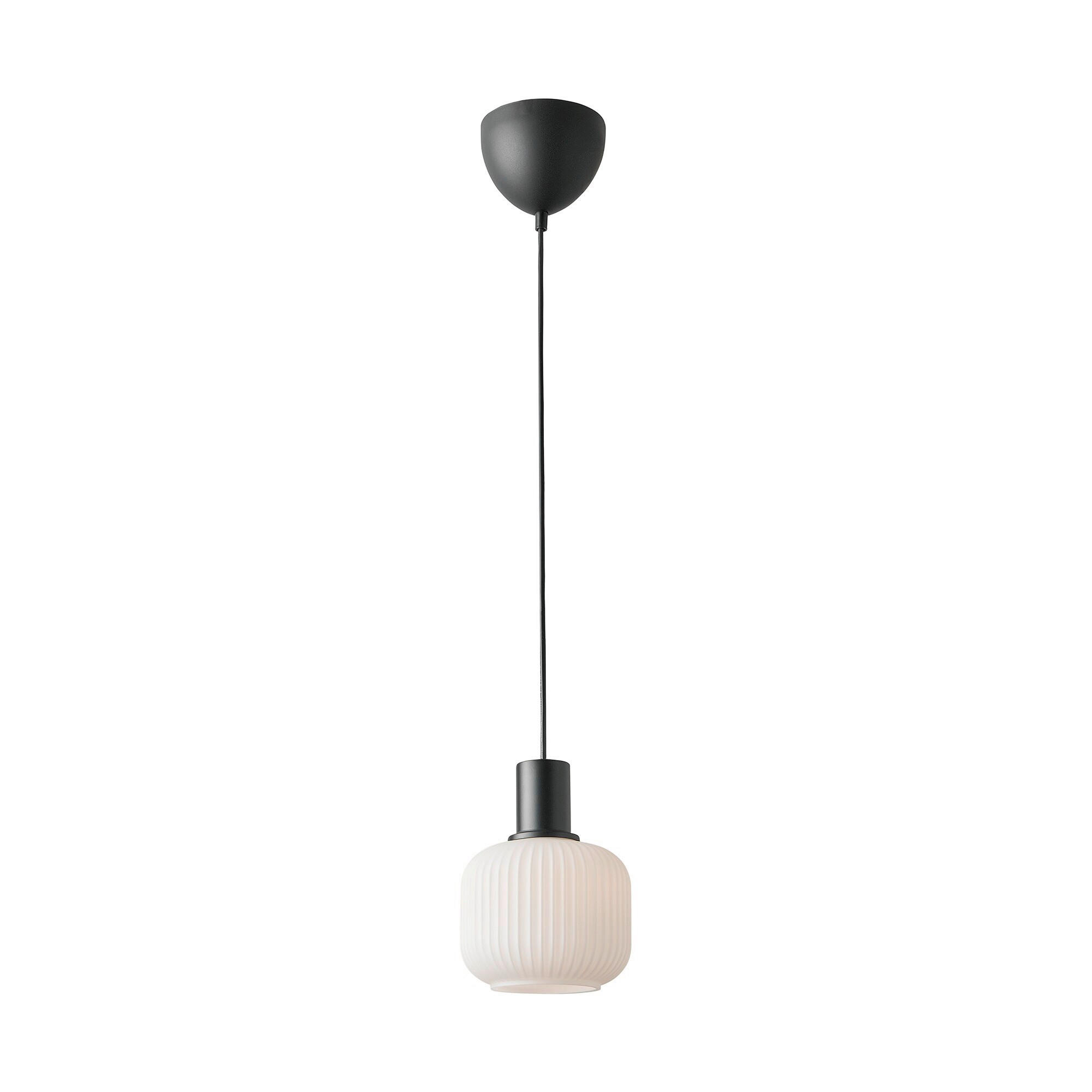PENDELLEUCHTE Milford 19.3/15/15 cm  - Schwarz, Design, Glas (19.3/15/15cm) - Nordlux
