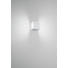 LED-WANDLEUCHTE - Weiß, Design, Kunststoff/Metall (6/6/5,3cm)