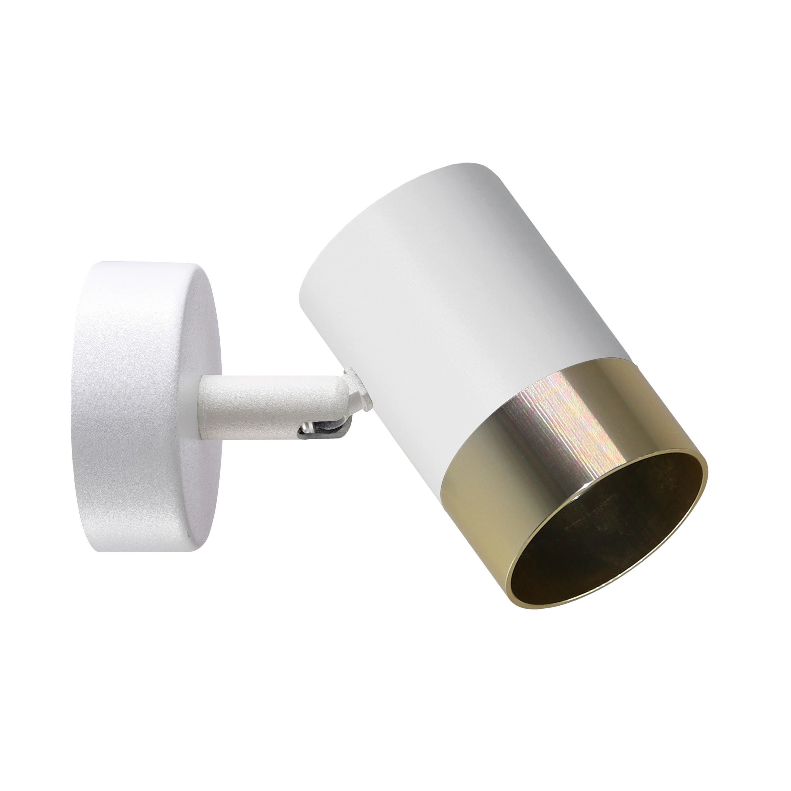 SPOTLIGHT Tobi 16/5.5/12 cm   - vit/guldfärgad, Design, metall (16/5.5/12cm)