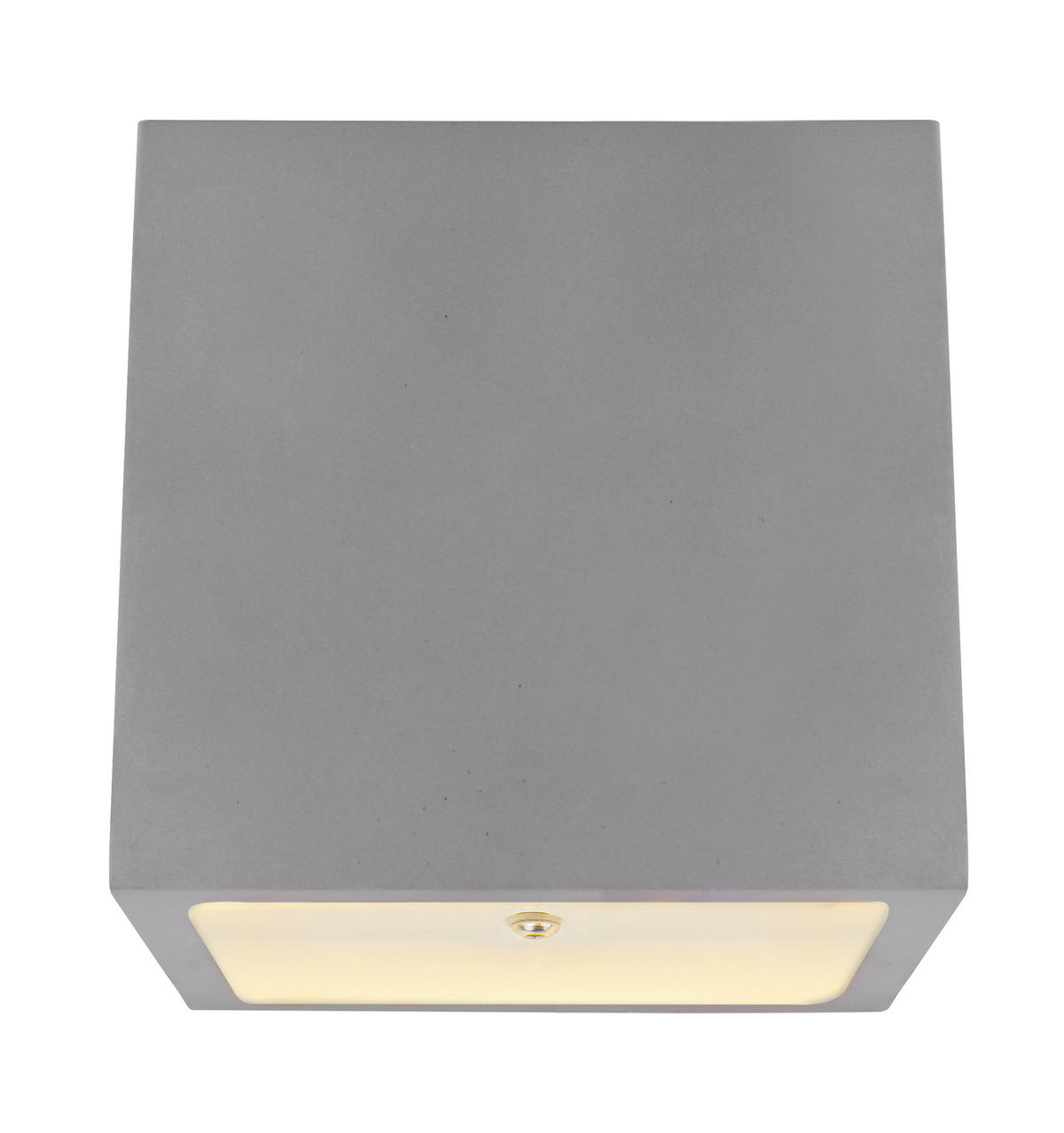 WANDLEUCHTE 11,5/11,5/11,5 cm   - Grau, Design, Stein (11,5/11,5/11,5cm) - Globo