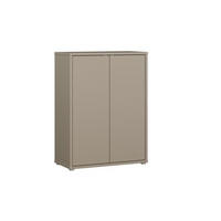 SCHUHSCHRANK Taupe  - Taupe/Grau, MODERN, Holzwerkstoff/Kunststoff (74,5/99,1/34,9cm) - Modern Living