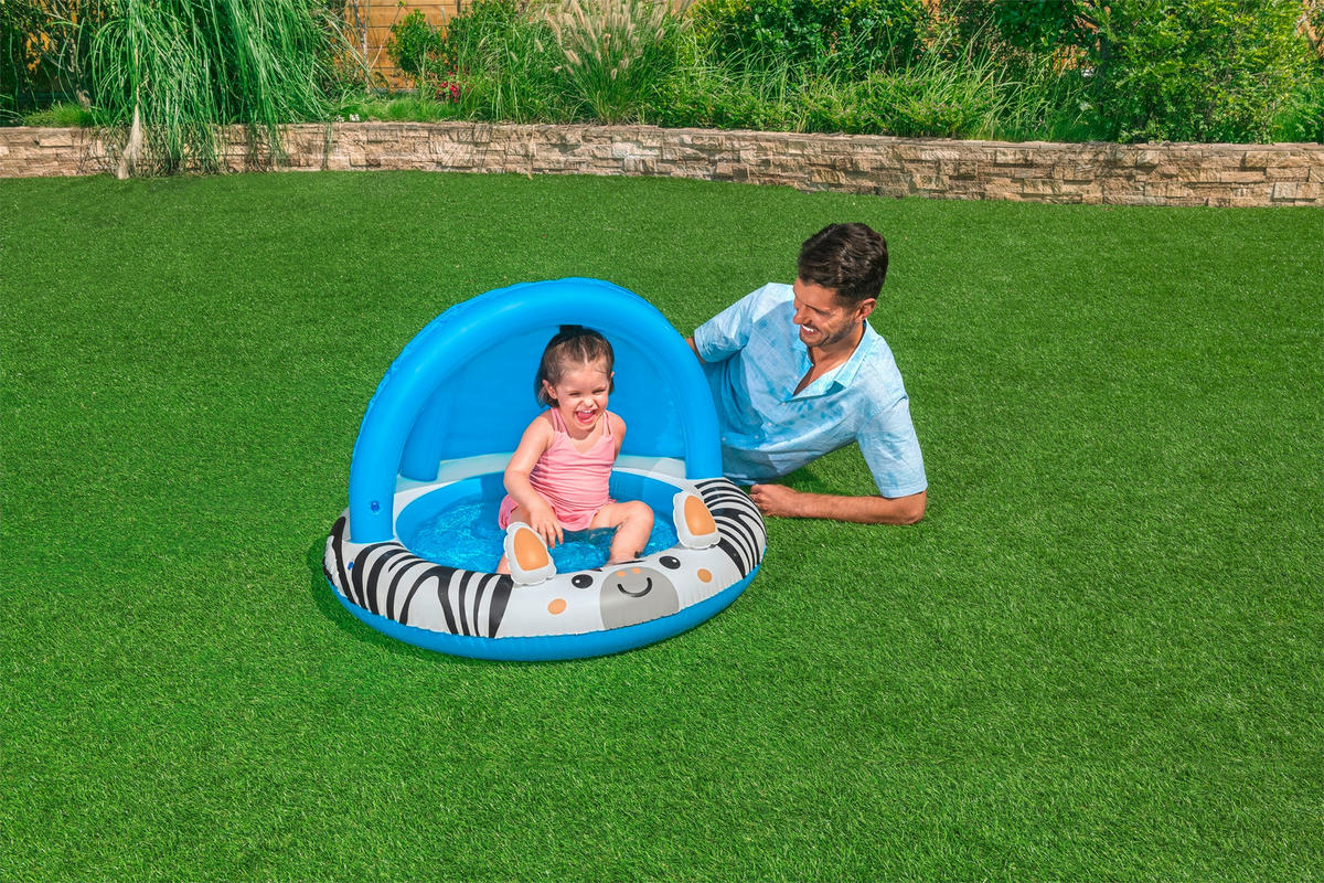 BAZEN   - bijela/plava, Basics, plastika (97/66cm) - Bestway