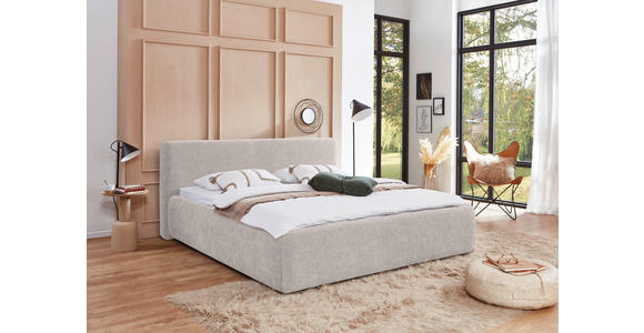 POLSTERBETT 240/200 cm,  in Creme,  - Creme, Design, Textil (240/200cm) - Xora