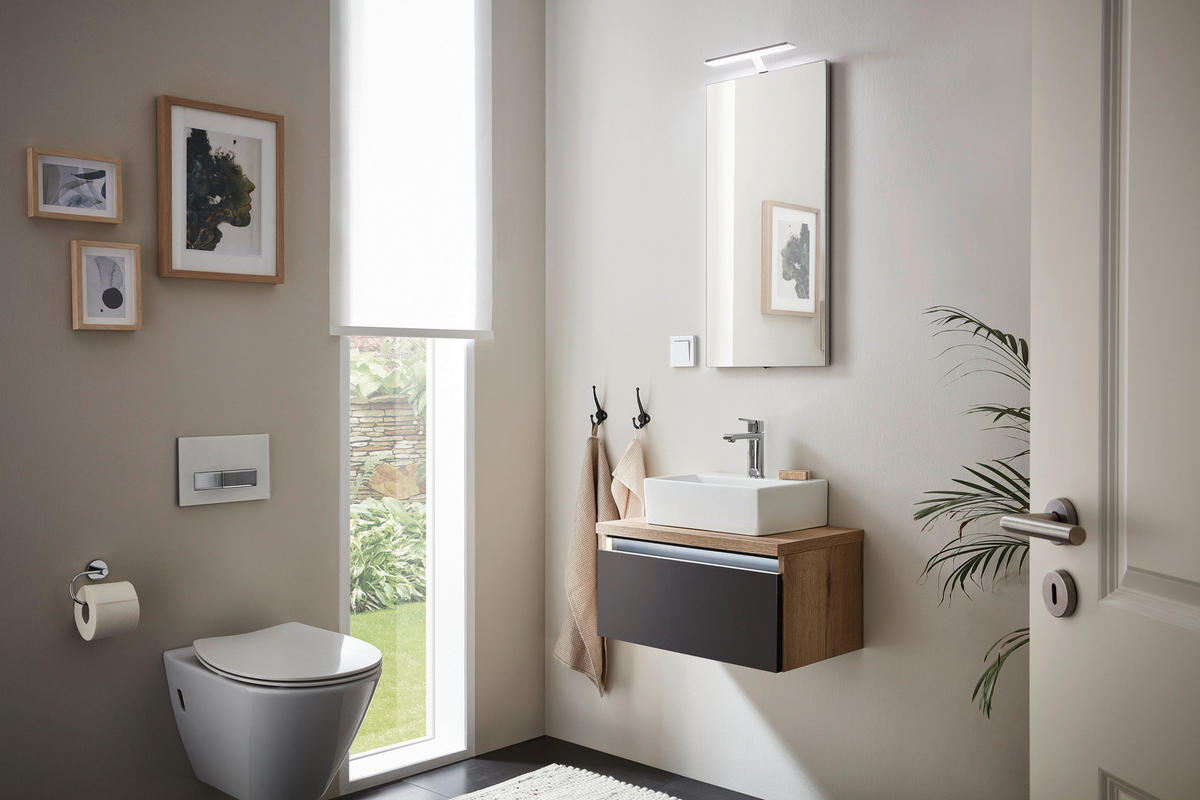 BADEZIMMERSPIEGEL 40/80/2,8 cm  - LIFESTYLE, Glas (40/80/2,8cm) - Dieter Knoll