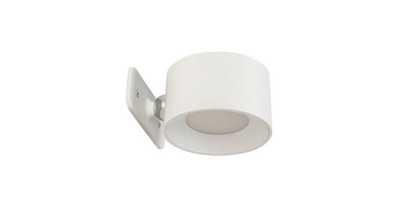 AKKU-WANDLEUCHTE - Weiß, Basics, Kunststoff/Metall (9,2/8/4,5cm) - Novel