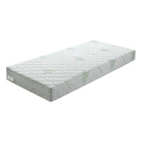 WENDEMATRATZE mit Kokosfaser 140/200 cm Höhe ca. 16 cm  - Weiß/Grün, LIFESTYLE, Textil (140/200cm) - Benab