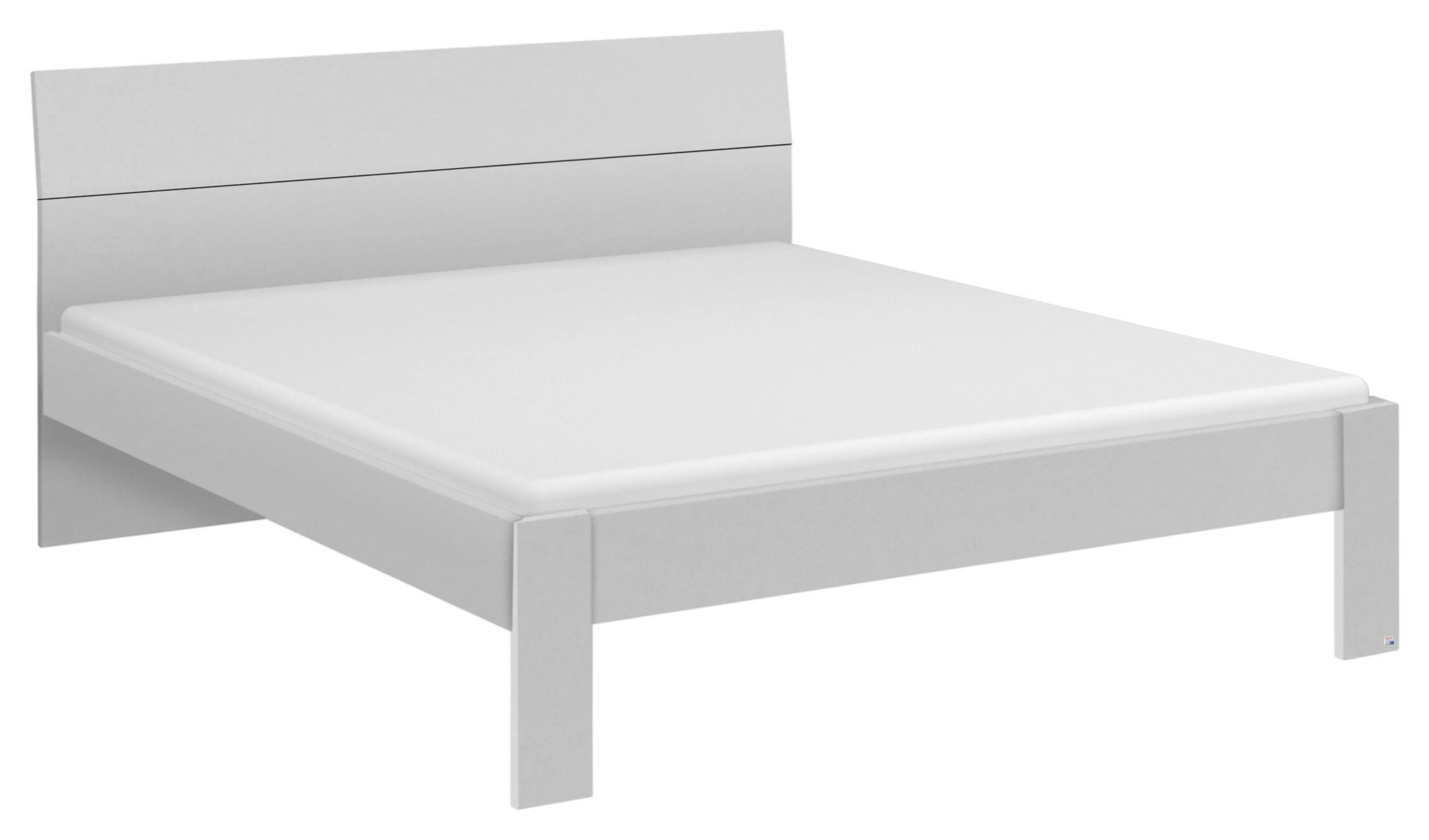 BETT 160/200 cm,  in Weiß  - Weiß, Basics (160/200cm) - Xora