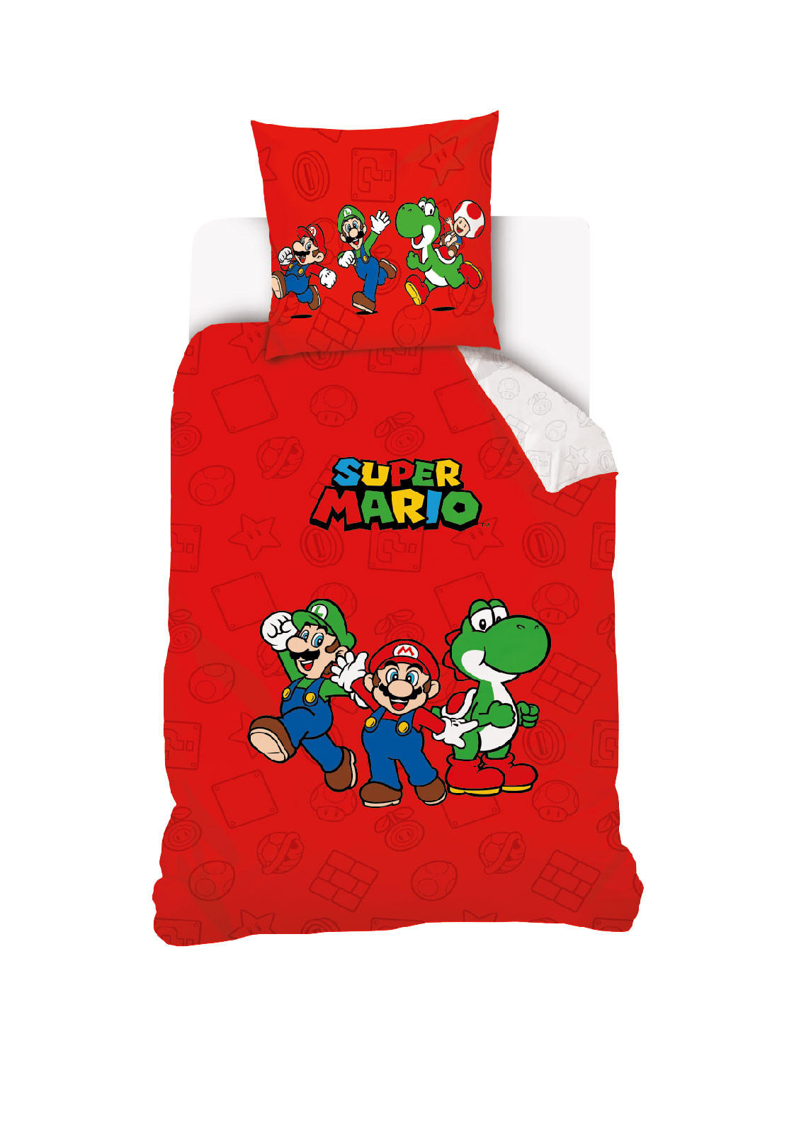 DEČJA POSTELJINA 140/200 cm tekstil  - Konvencionalno, tekstil (140/200cm) - SUPER MARIO