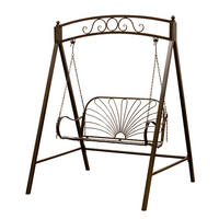 HINTAÁGY  - barna, Basics, fém (140/152/202cm)