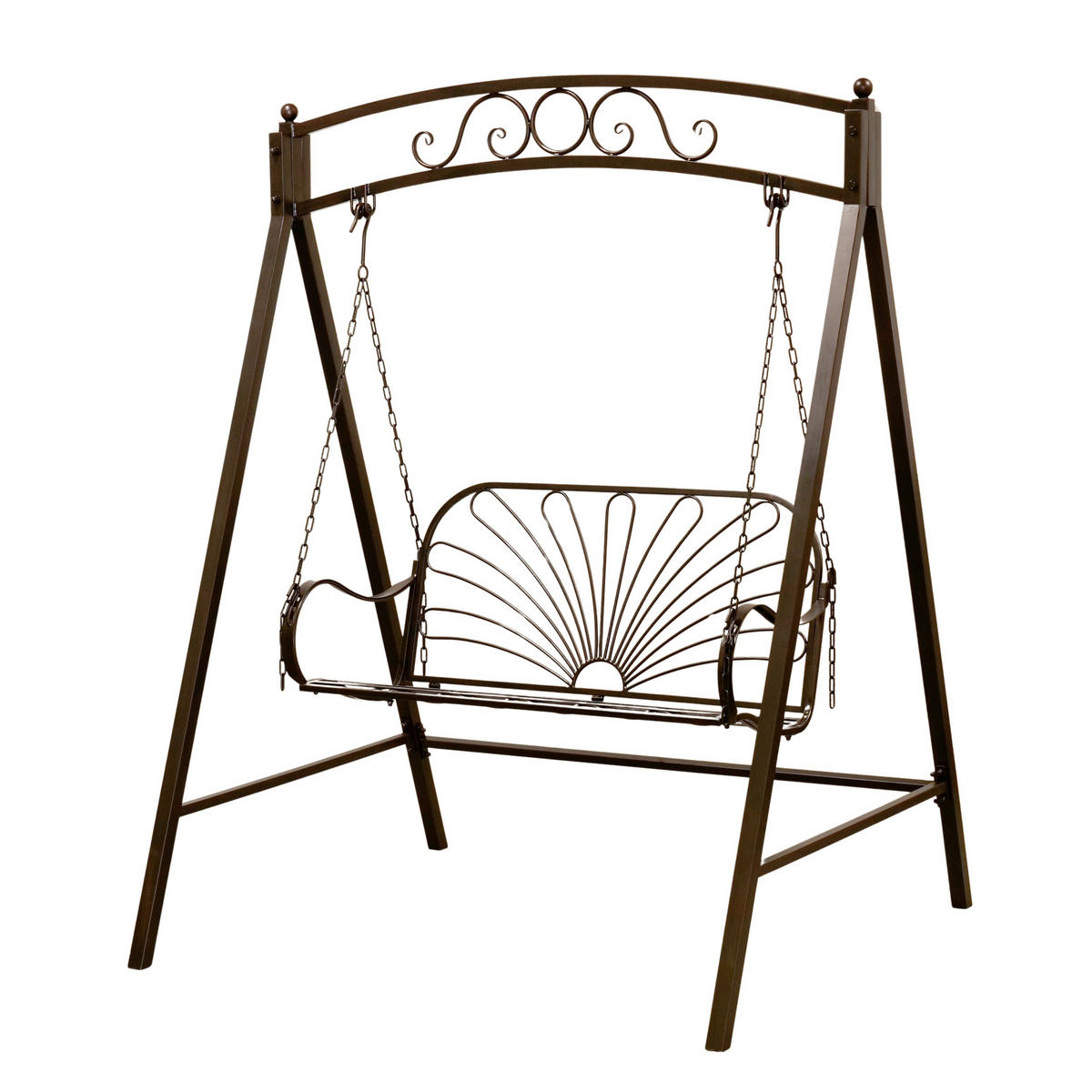 HINTAÁGY  - barna, Basics, fém (140/152/202cm)