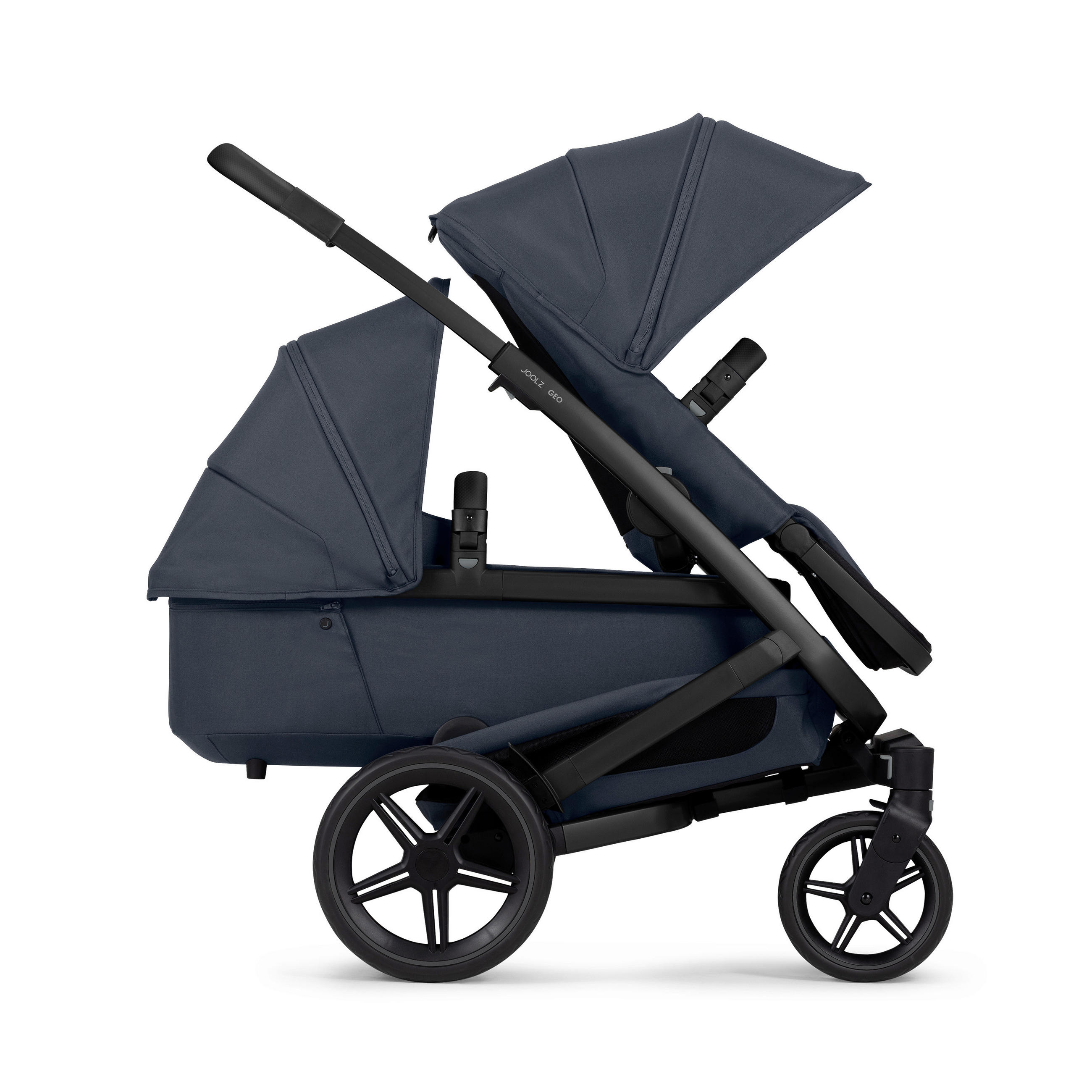 LIEGEWANNE Geo3  - Dunkelblau, Basics, Textil/Metall - Joolz