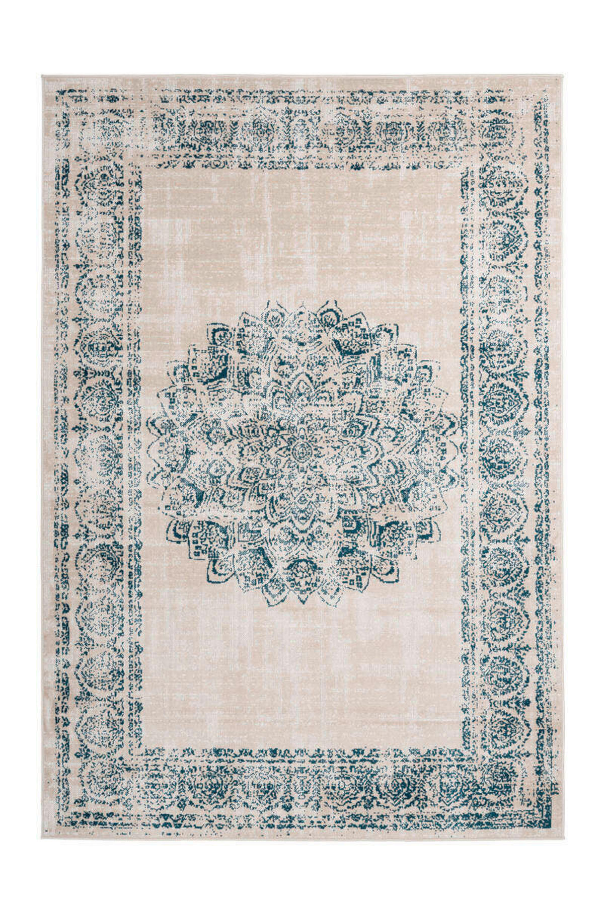 VINTAGE-TEPPICH 200/290 cm Creme  - Creme, Design, Textil (200/290cm) - Kayoom