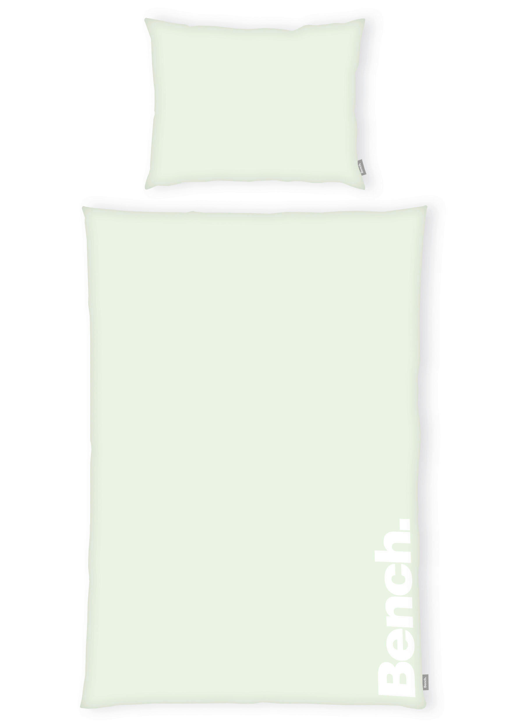 WENDEBETTWÄSCHE 2-teilig 135/200 cm  - Grün, Basics, Textil (135/200cm) - Bench