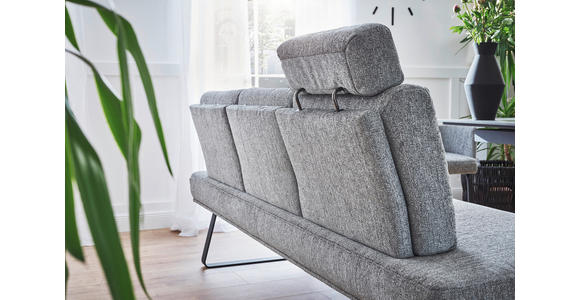 SITZBANK 209/92/78 cm  in Orange, Eichefarben  - Eichefarben/Orange, Design, Holz/Textil (209/92/78cm) - Dieter Knoll