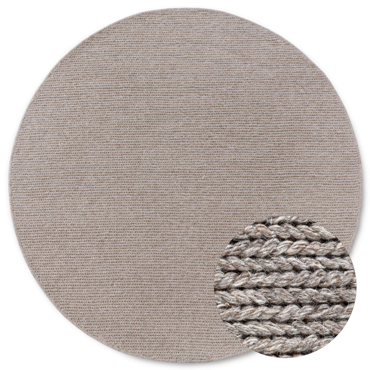 HANDWEBTEPPICH 160 cm Kollektion 1748 Cappuccino  - Cappuccino, Basics, Textil (160cm) - Villeroy & Boch